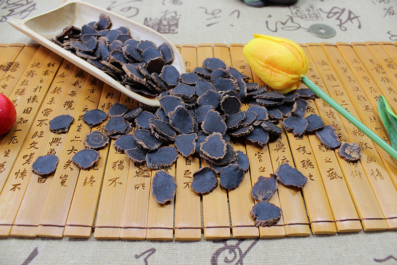 长白山高丽参 九蒸九晒金边黑参片红参片高丽人参片250克晒参切片