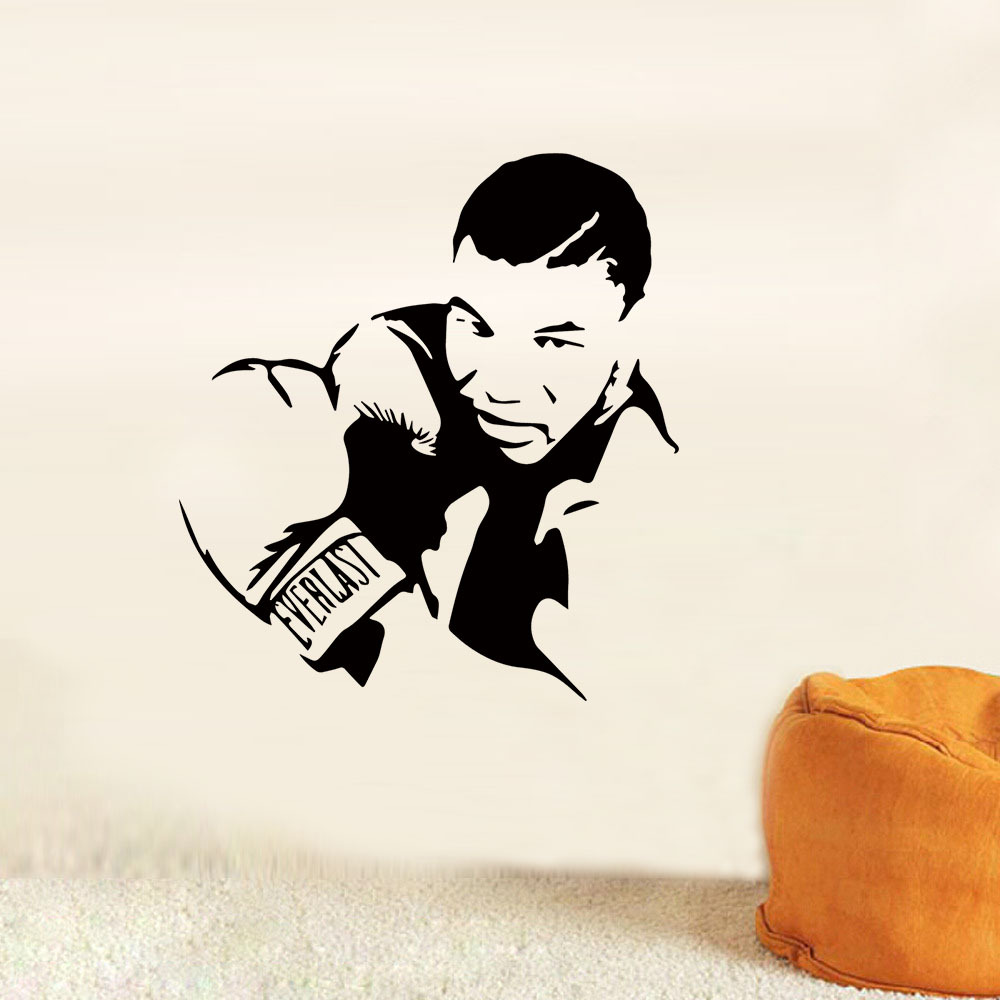 云羽dx039体育运动名人拳王墙贴 男孩卧室游戏厅装饰贴跨境货源