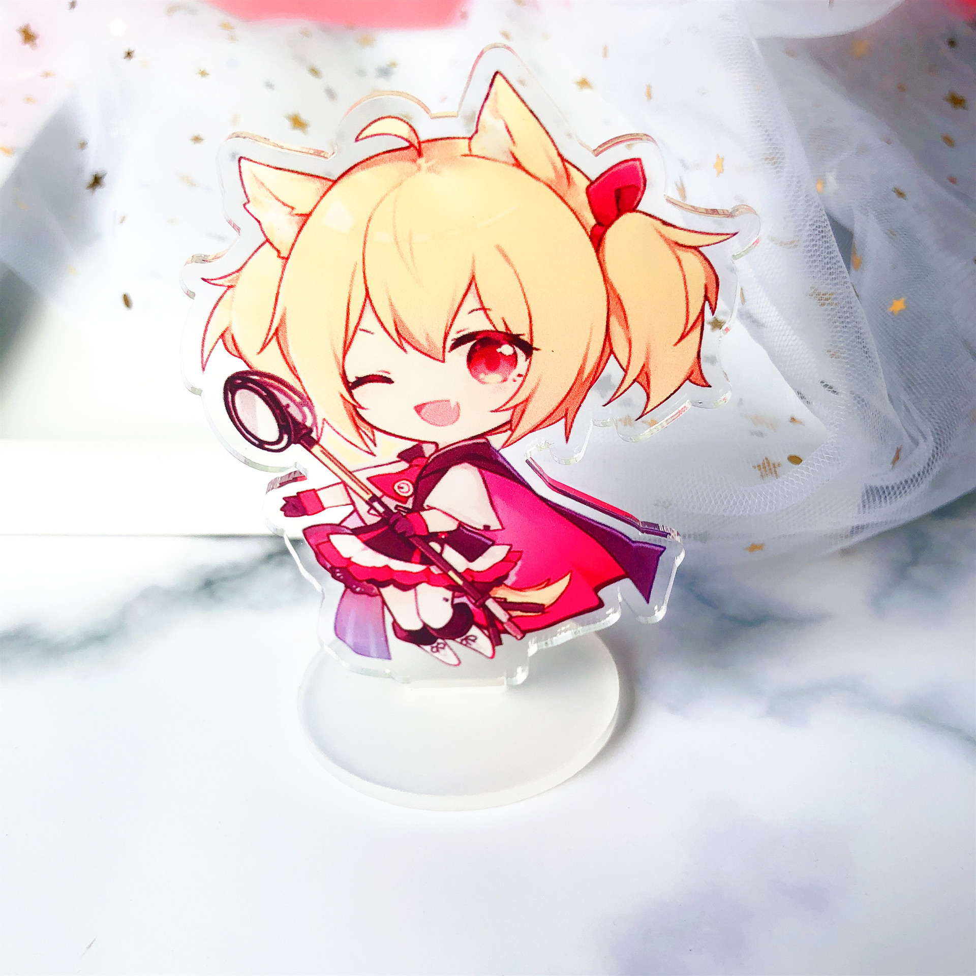 明日方舟钥匙扣阿咪娅能天史银灰挂链初雪挂件二次元动漫游戏周边