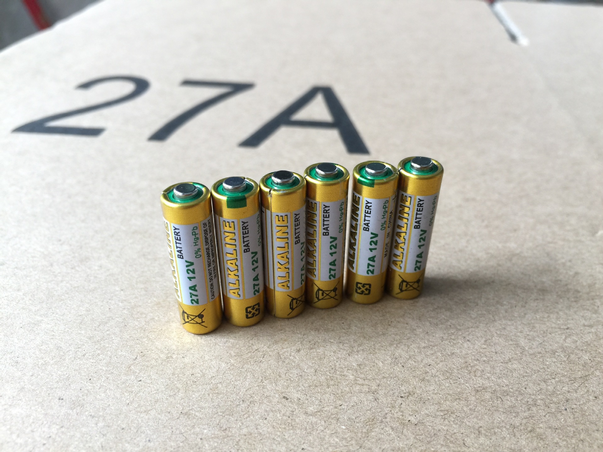 厂家直销27a12v电池无线遥控器 报警器 汽车遥控器电池27a12v