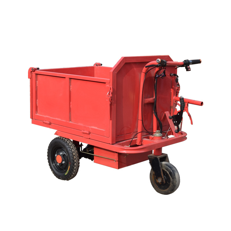 电动小奇兵工程自卸电动翻斗车 工地柴油三轮车 小型电动车平板