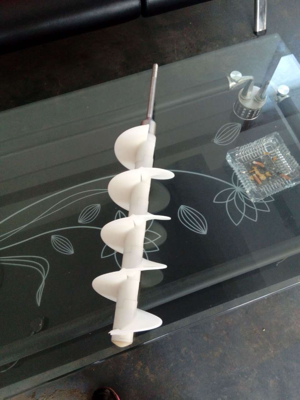 尼龙螺旋搅拌杆&塑料螺旋搅拌器厂家&搅拌机用螺旋搅拌杆