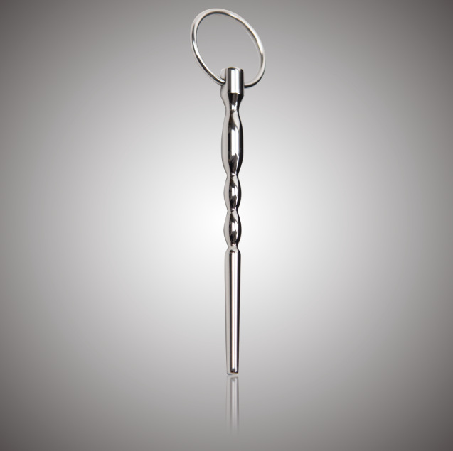 不锈钢拉珠尿道棒男用尿道堵 马眼刺激插棒尿道扩张同志情趣玩具