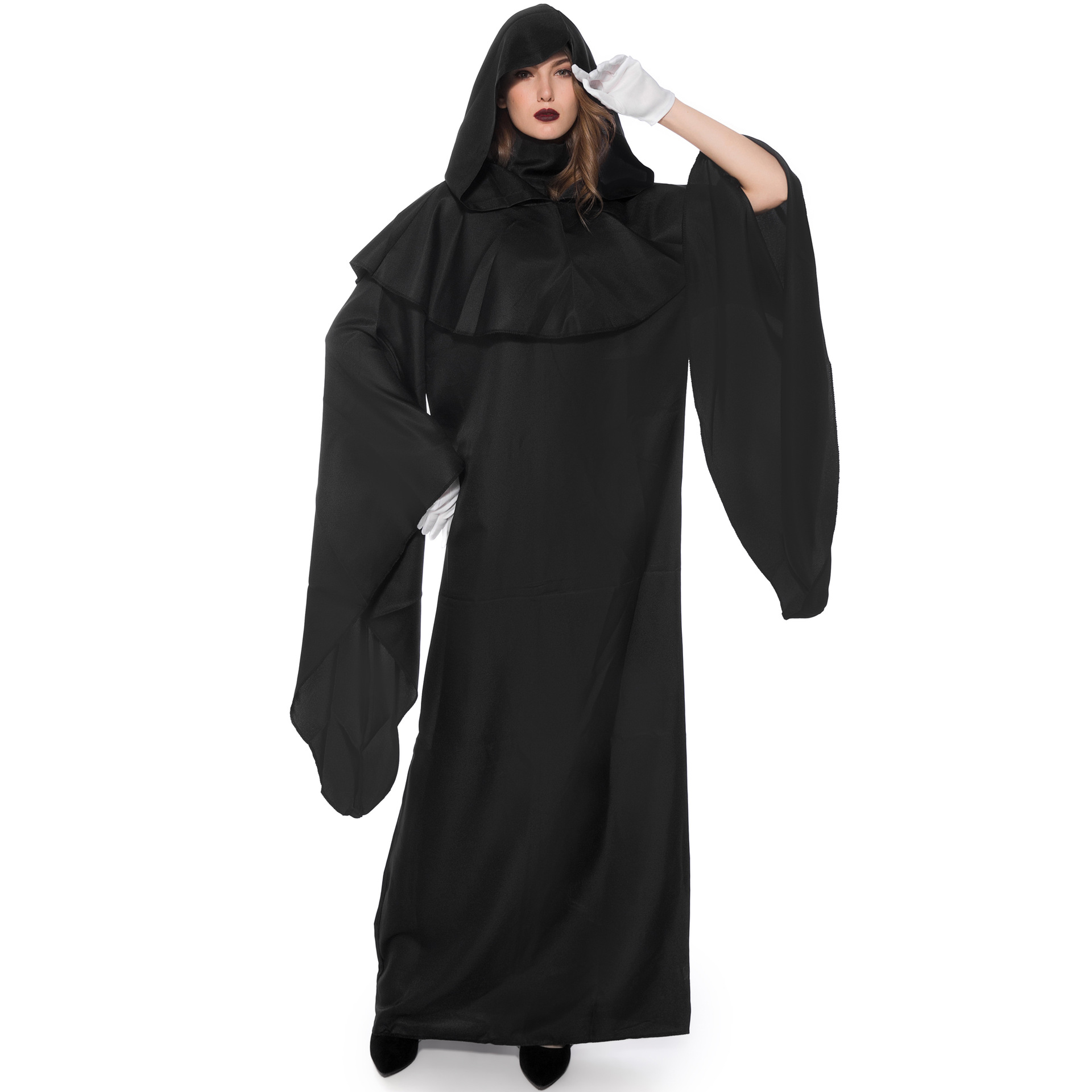 s-xl 大码 成人女巫服 万圣节服装