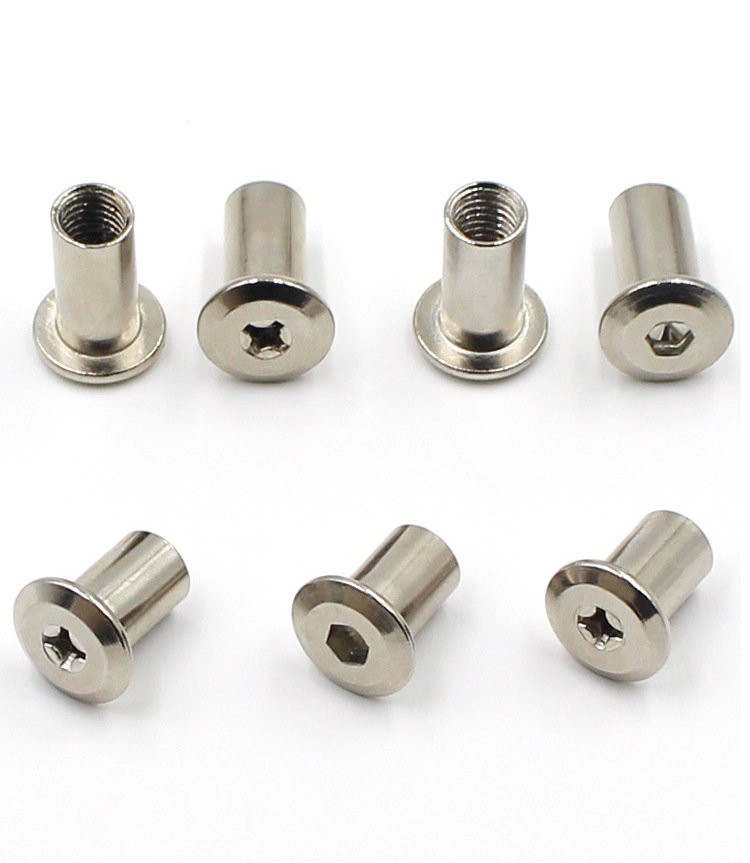 品优 内六角夹板螺母子母螺丝 m6-m8家具t形对锁螺丝