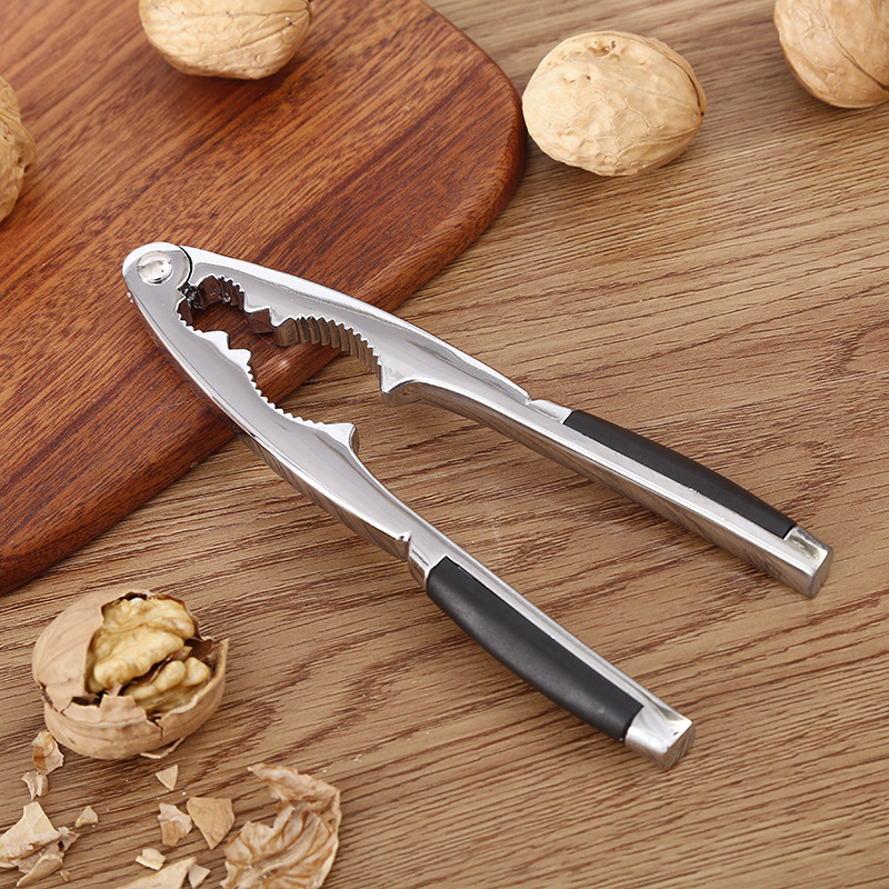 厂家直销核桃剥壳神器家用多功能锌合金干果坚果钳子万能厨房工具