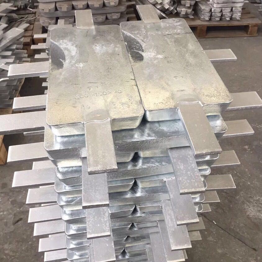 专业制作船用防腐锌块船用锌阳极铝阳极防腐锌条牺牲板