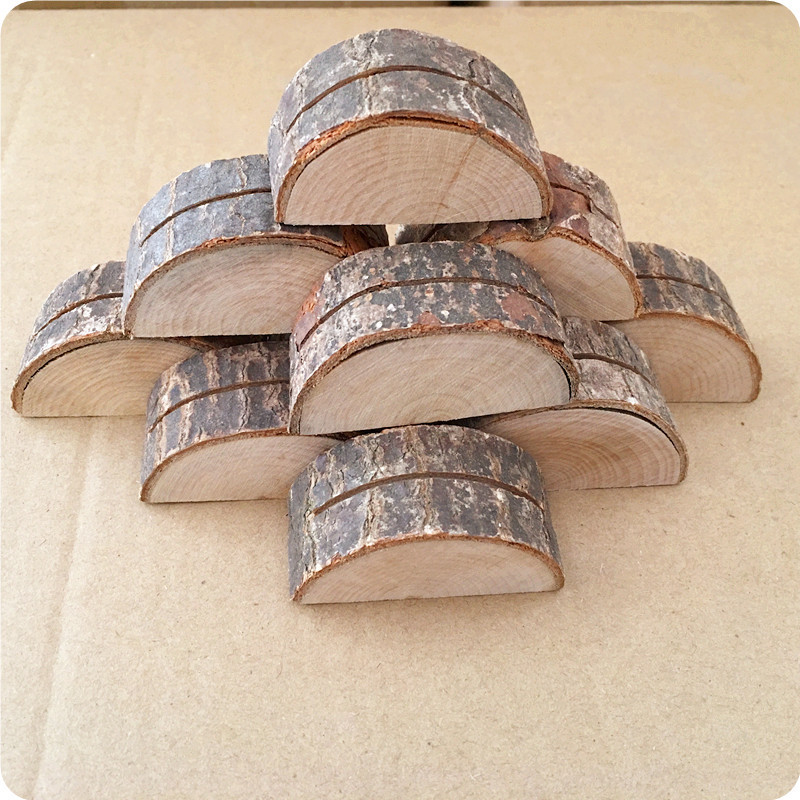 亚马逊 海淘 热卖 原木 便签夹 照片夹子 树木桩 装饰