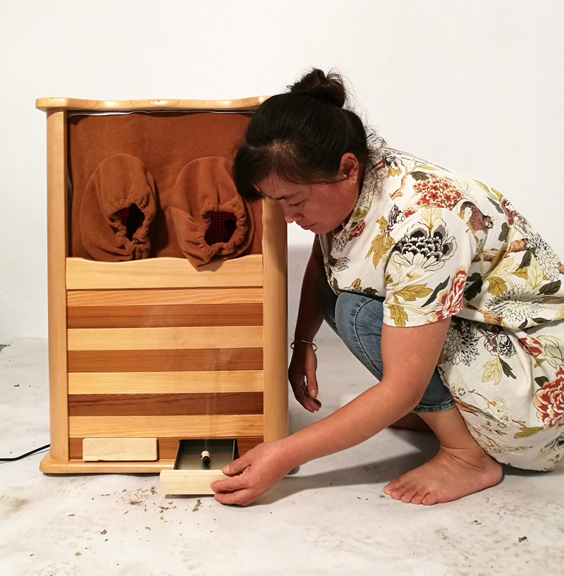 全息能量远红外艾炙养生桶托玛琳碳晶汗蒸家用足浴桶厂家代工直发