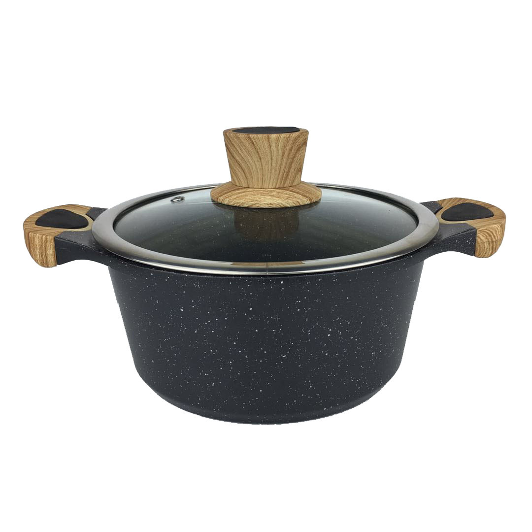 麦饭石汤锅韩式不粘汤煲双耳炖菜锅不粘焖锅高汤锅铁锅焖面专用锅