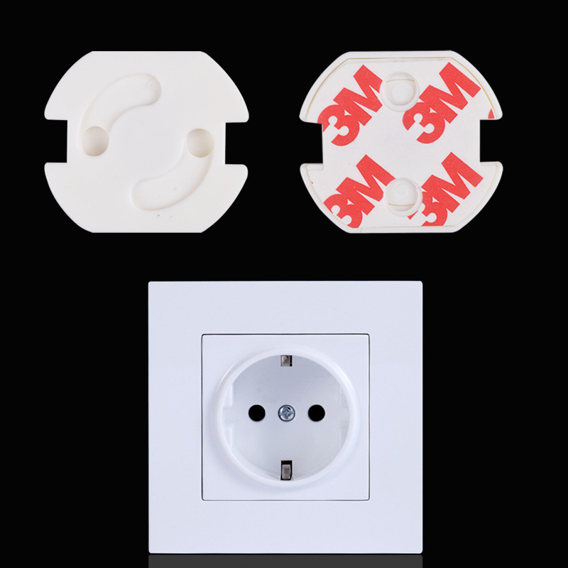 欧式宝宝安全用品电源插座保护盖绝缘防护防触电插圆孔保护盖2相