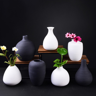 新中式花插创意家居客厅装饰摆件工艺品绿萝水培容器小花瓶插花器