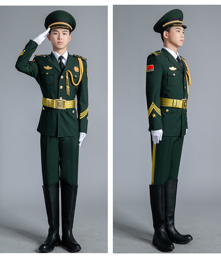 学生升旗手服装升旗护卫队仪仗队军乐团礼服军装合唱团演出服男女