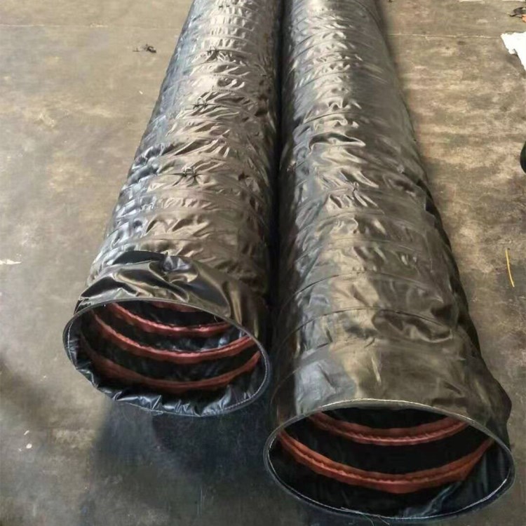 厂家生产φ400矿用风筒布 隧道用风筒布 pvc导向风筒 负压风筒布
