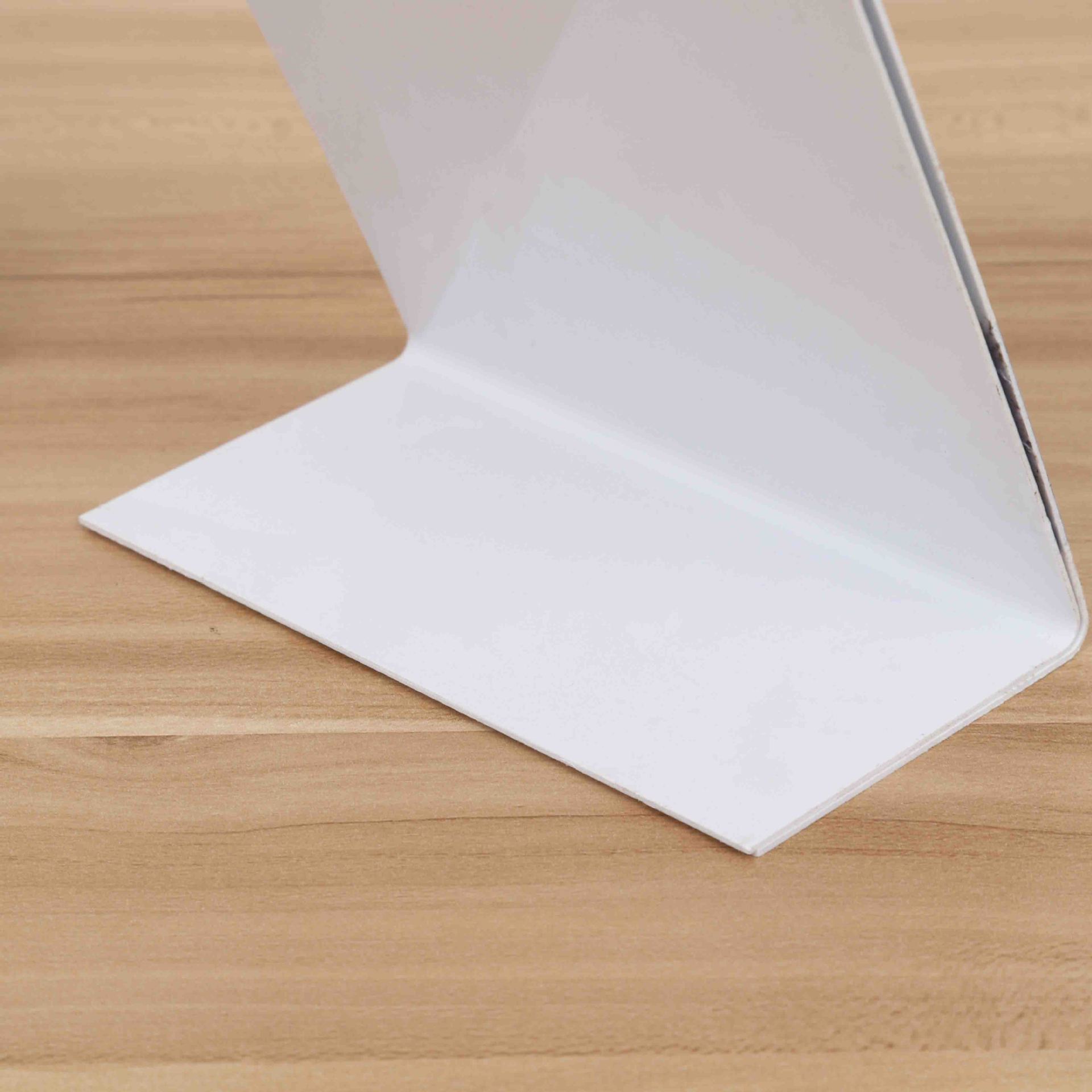 厂家加工定做亚克力l型台卡 异型广告立牌展示牌 桌牌支付牌定制