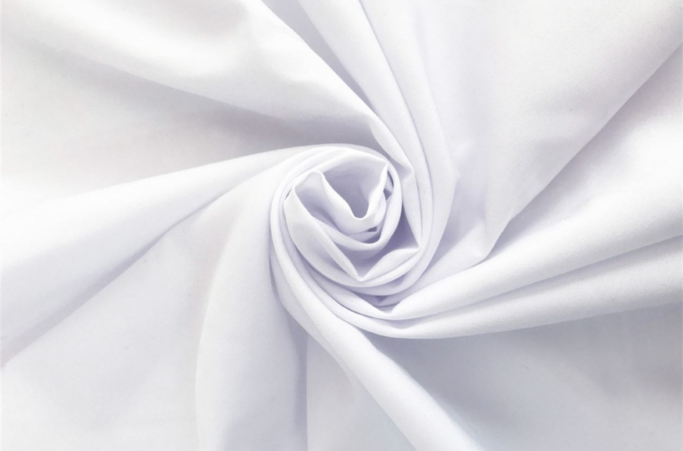 现货供应t/c 45*45/133*72涤棉漂白布 衬衣布 涤棉俯绸 平纹白布