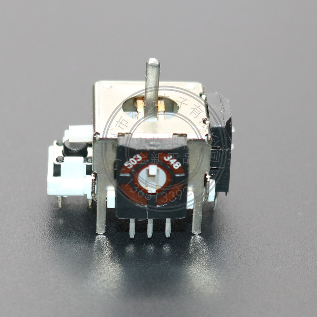 航模摇杆电位器 游戏机飞机控制器 自动复位 b10k 带帽 带开关ps3