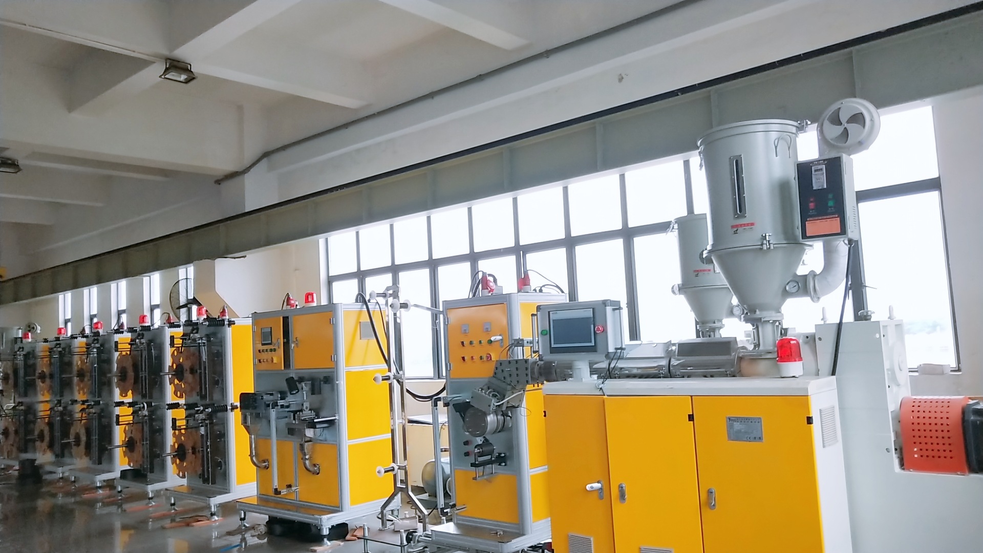 pc高速载带粒子成型机载带机电子载带粒子机挤出设备产量高