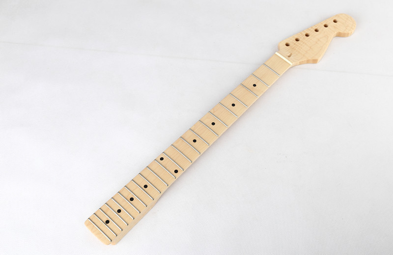 琴颈st型电吉他琴颈 原木色亚光 加拿大进口枫木琴柄