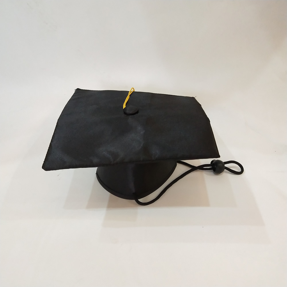 亚马逊新款小狗博士帽流苏狗狗帽毕业帽学生流苏学位帽宠物小帽子