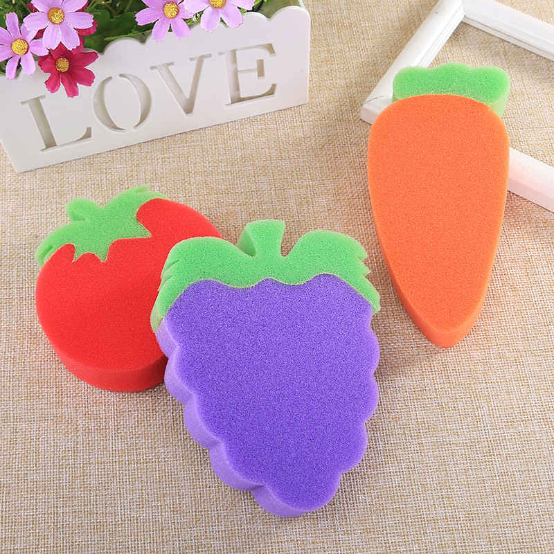 Kitchen Supplies Fruit Thickened Spong Mop Multi-Functional Decontamination Cleaning Dish-Washing Sponge Easy to Bubble Bath Sponge Wholesale