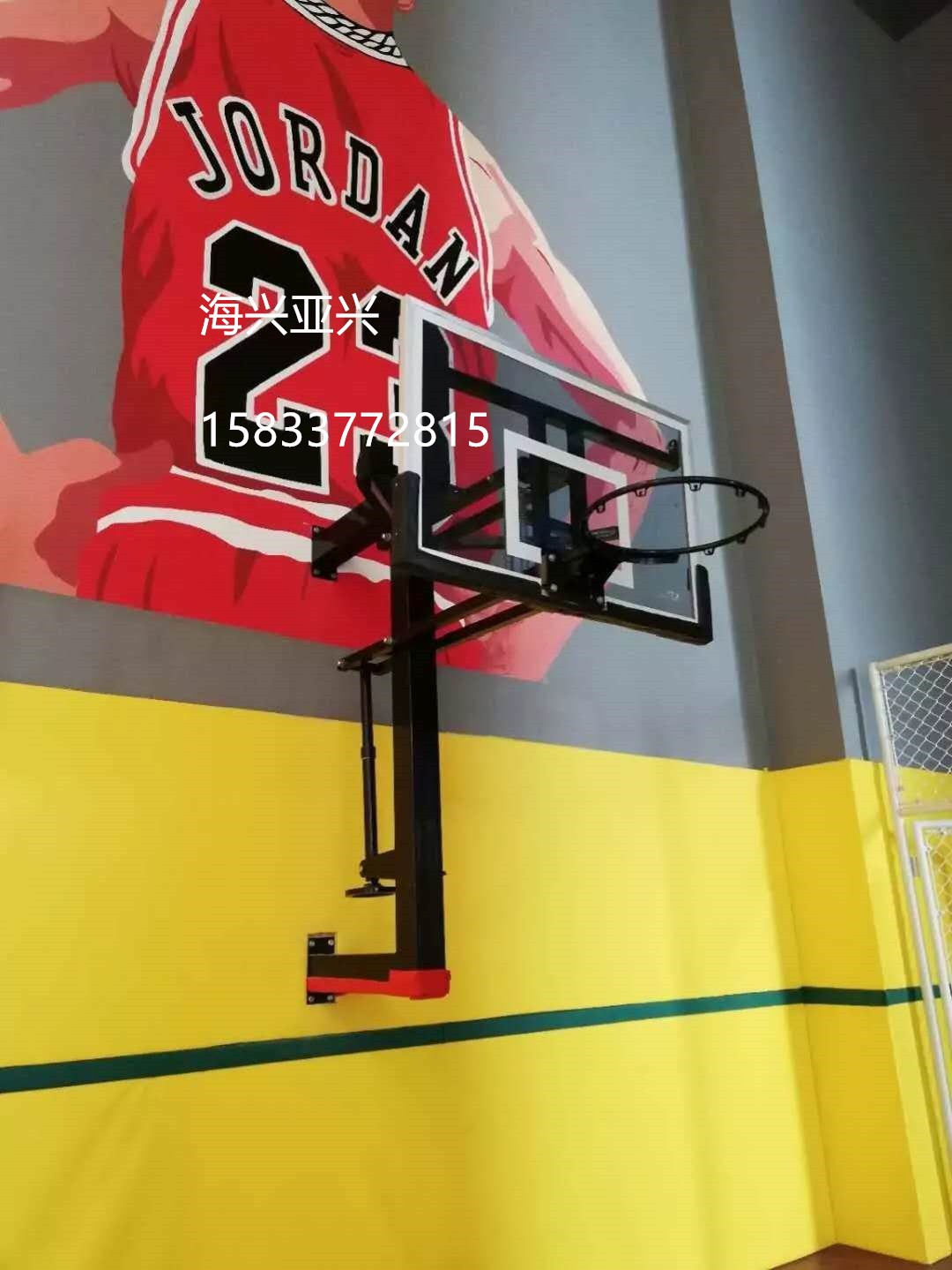 壁挂式儿童篮球架篮球板篮球框筐网墙上固定