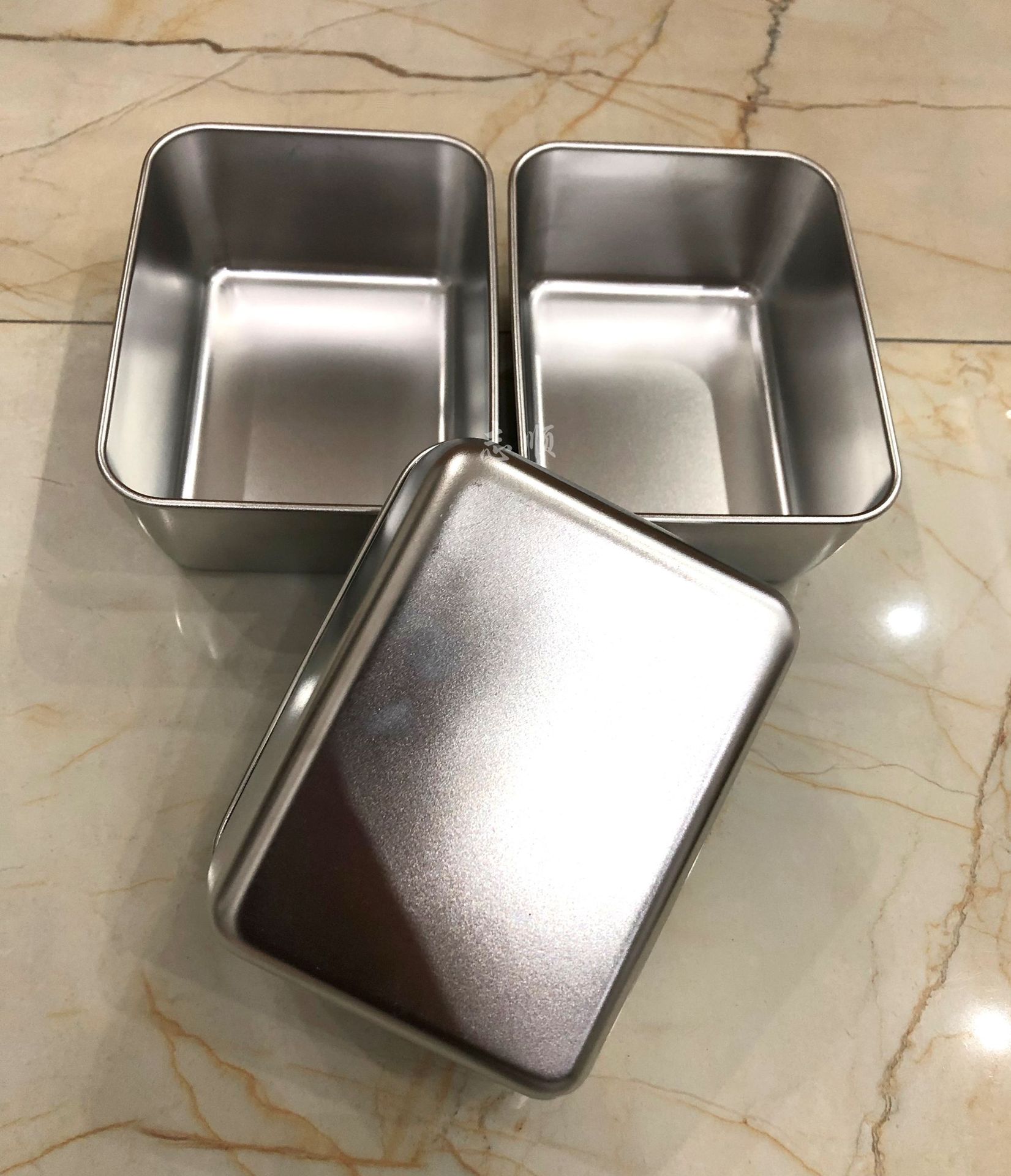 不锈钢调料盒 八格方盒食品展示盒 加厚调味盒 调味架日式味盒