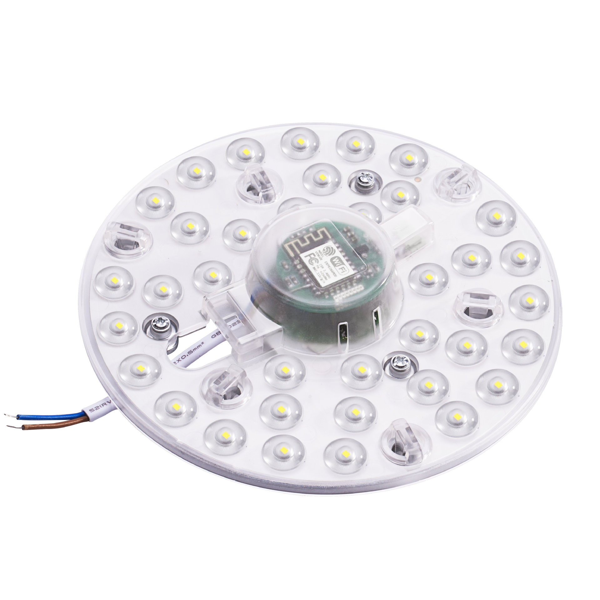 led智能声光控人体雷达感应吸顶模组物业改造灯盘光源12w节能灯