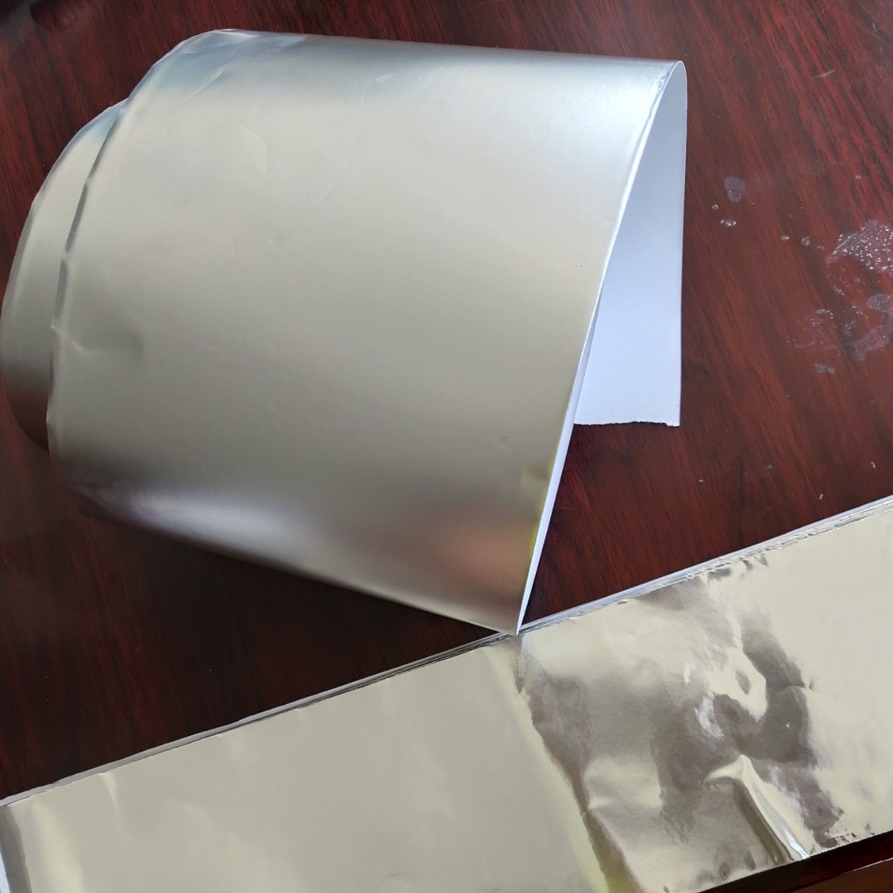 浙江厂家生产哑光耐高温铝箔胶带 单面导电双导锡箔纸