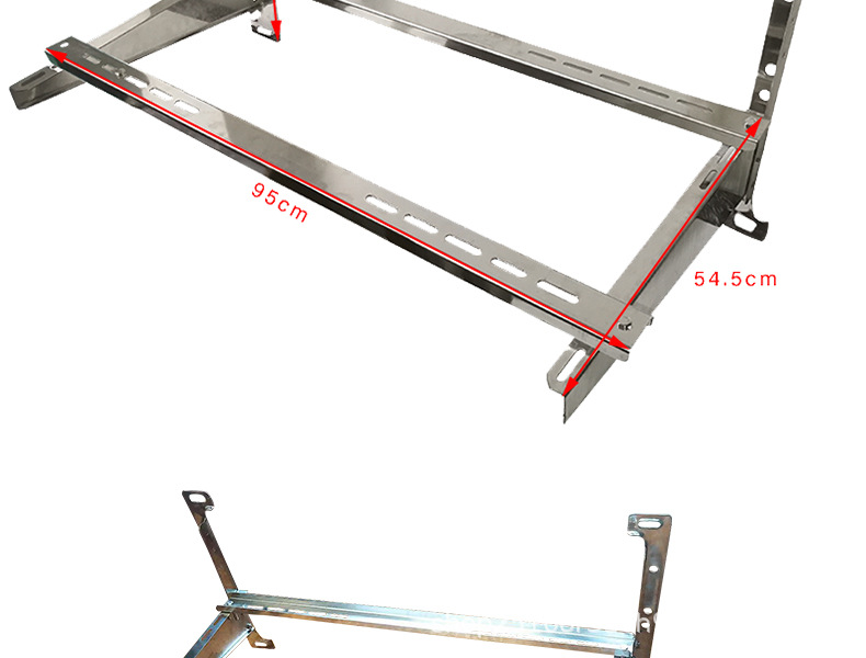 原厂现货批发不锈钢空调外机支架豪华型3p适用三角外机用安装架子