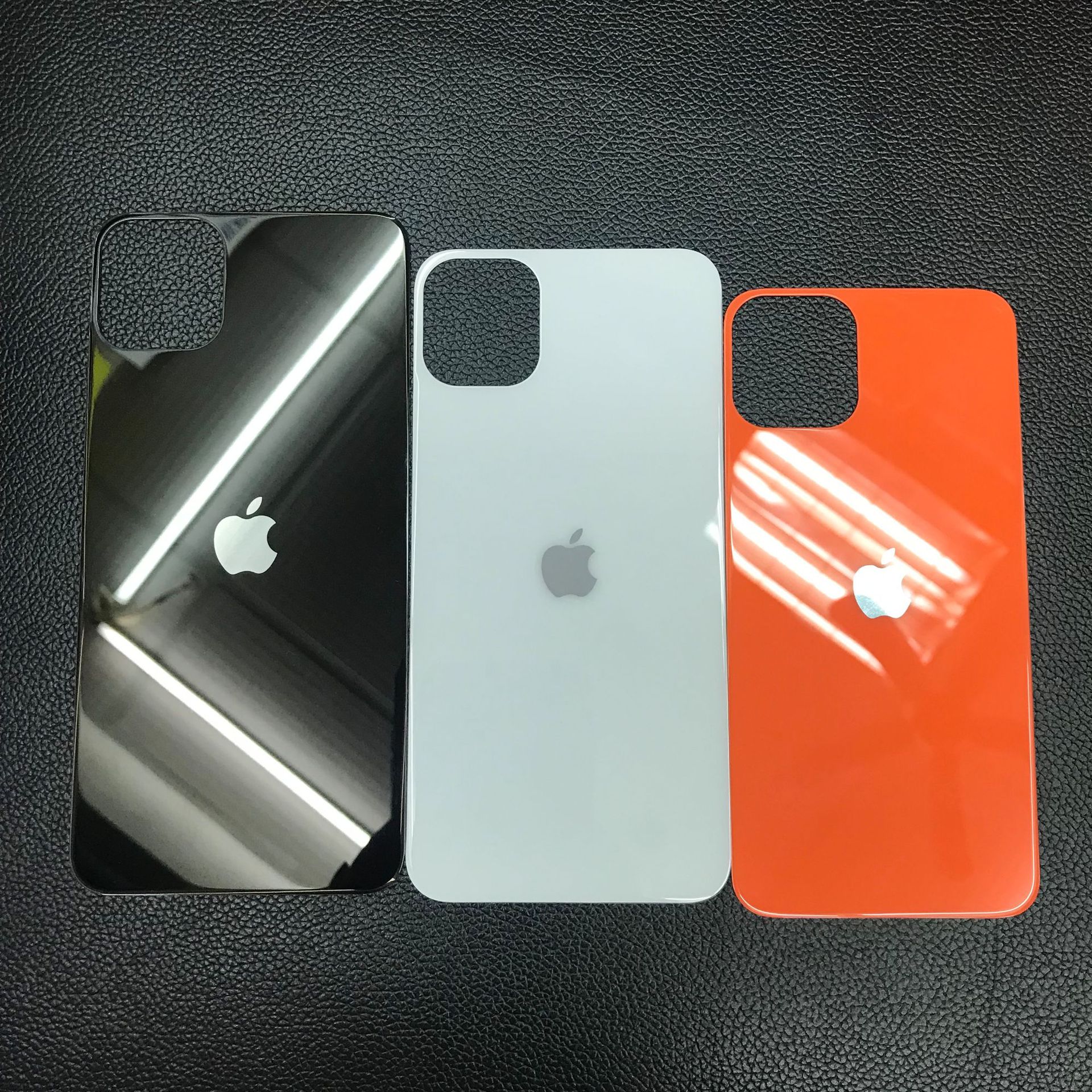 4玻璃苹果11手机保护背贴彩改色后盖适用iphone12proma钢化后膜