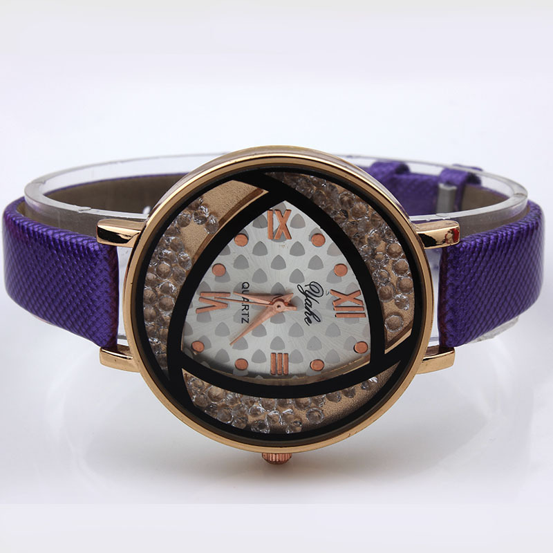 女士滚珠手表速卖通外贸爆款pu时装气质时尚简约手表腕表工厂批发