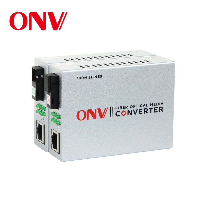 ONV光网视ONV0110S-SCM-S2单模单纤双电口百兆光纤收发器SC光接口