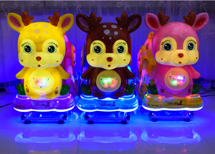 2015新款投币猫和老鼠摇摇车 厂家直销儿童电动迪士尼摇摆机