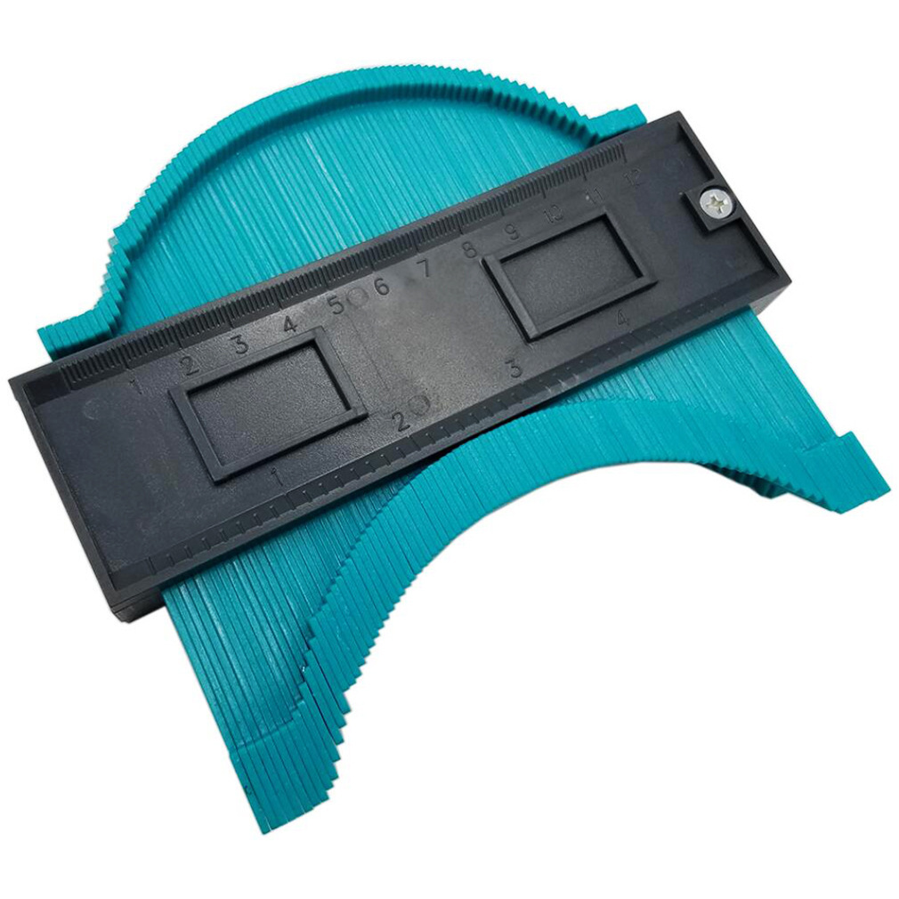 不规则轮廓弧度量尺轮廓测量器行规仿形尺多功能木工工具弧度尺