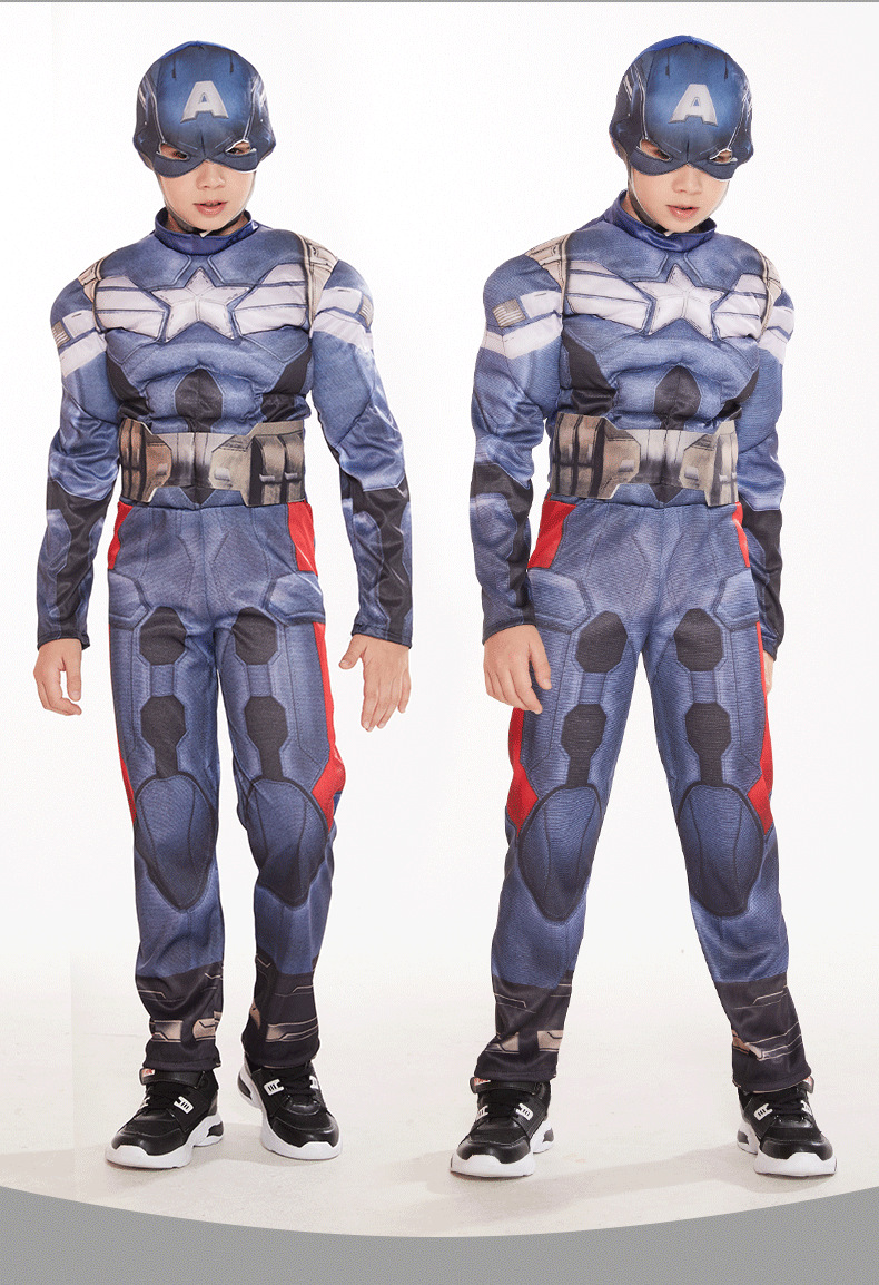 美国队长冬日战士服装cosplay复仇者联盟美队演出派对舞会服装