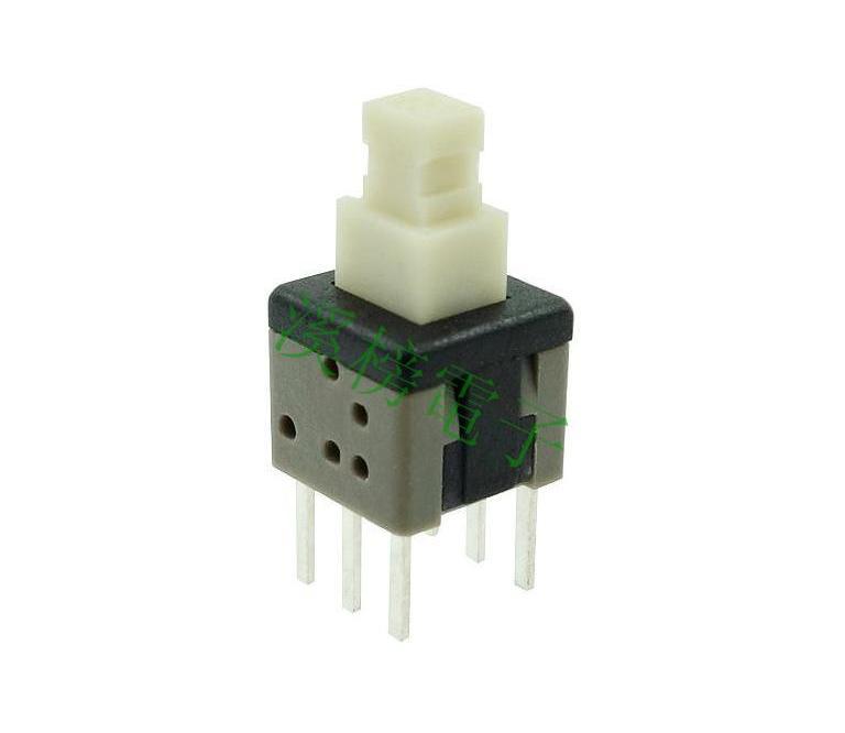 迷你自锁开关六脚立式按键开关5858迷你复位按键开关6脚