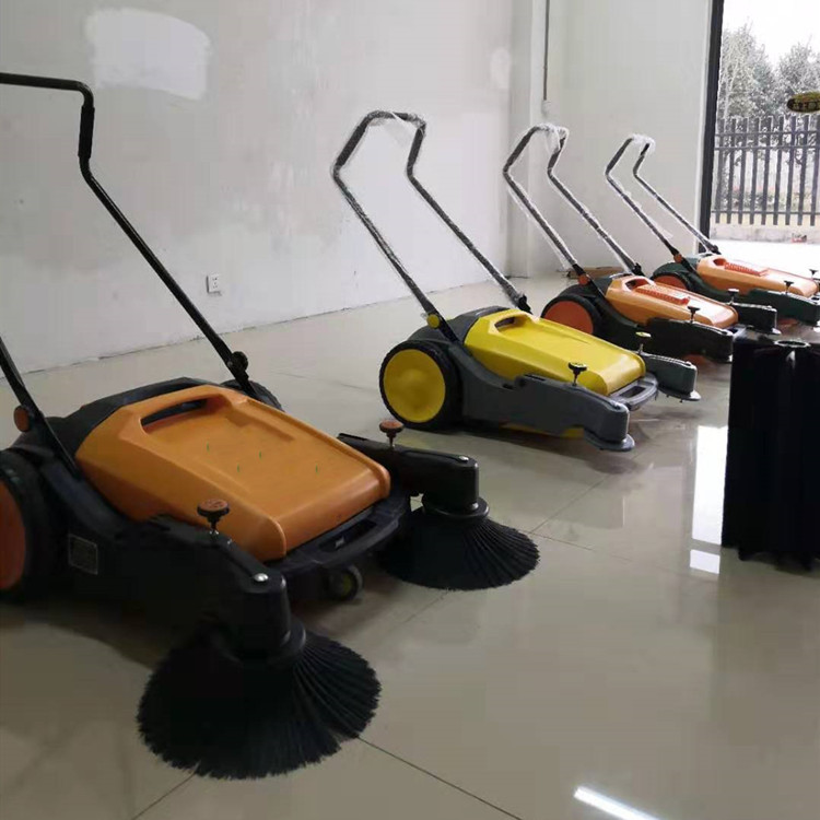 钦州报价保洁工具扫地机 无动力手推式扫地机 车间厂房自动清扫车