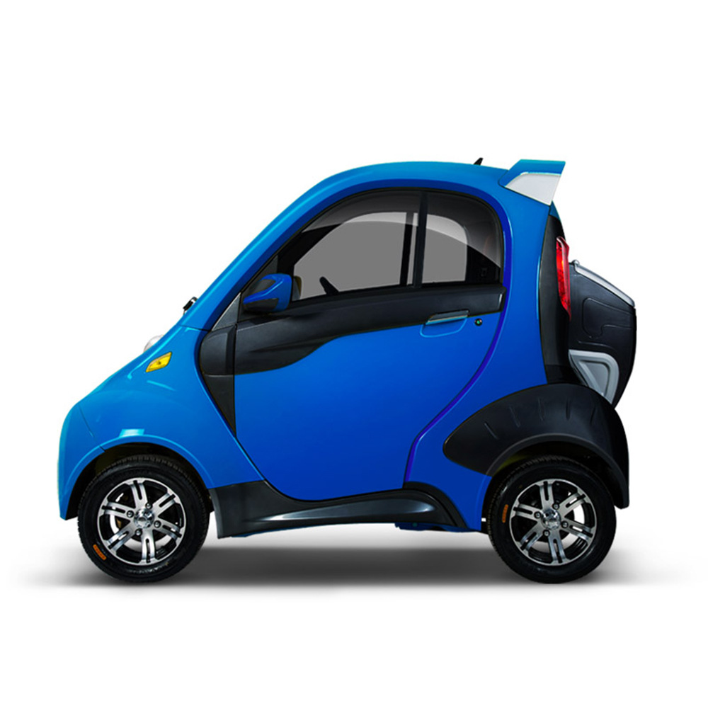 两门两座新能源低速四轮电动汽车成人接孩子时尚炫酷代步