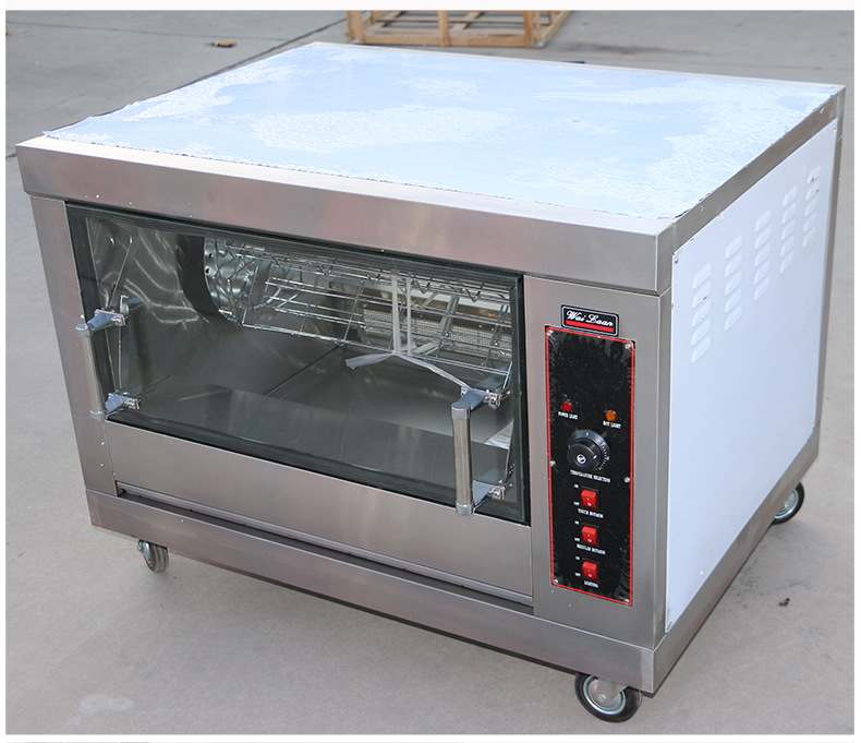 唯利安烤鸡架子旋转商用烤箱燃气电烤鸡架烤箱全自动烤禽乳鸽地瓜