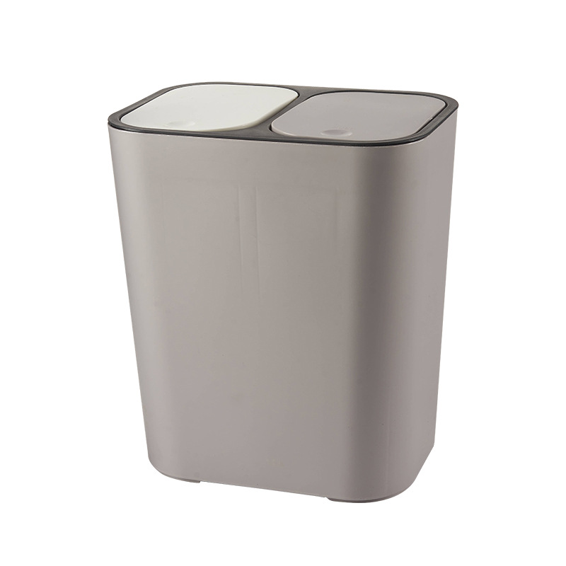 Sorting Trash Bin Wet and Dry Creative Press Household Trash Can Office Kitchen Wastebasket Wholesale