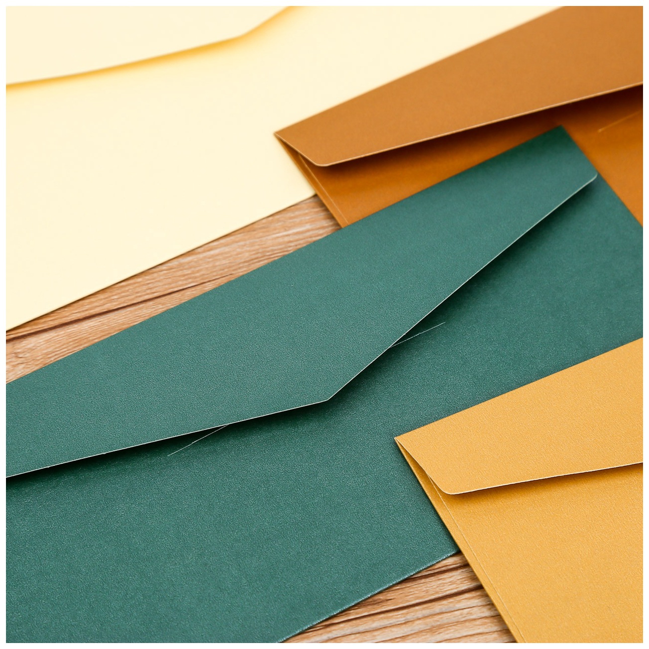 厂家现货5号创意烫金西式信封邀请函加厚珠光纸信封袋可定制logo