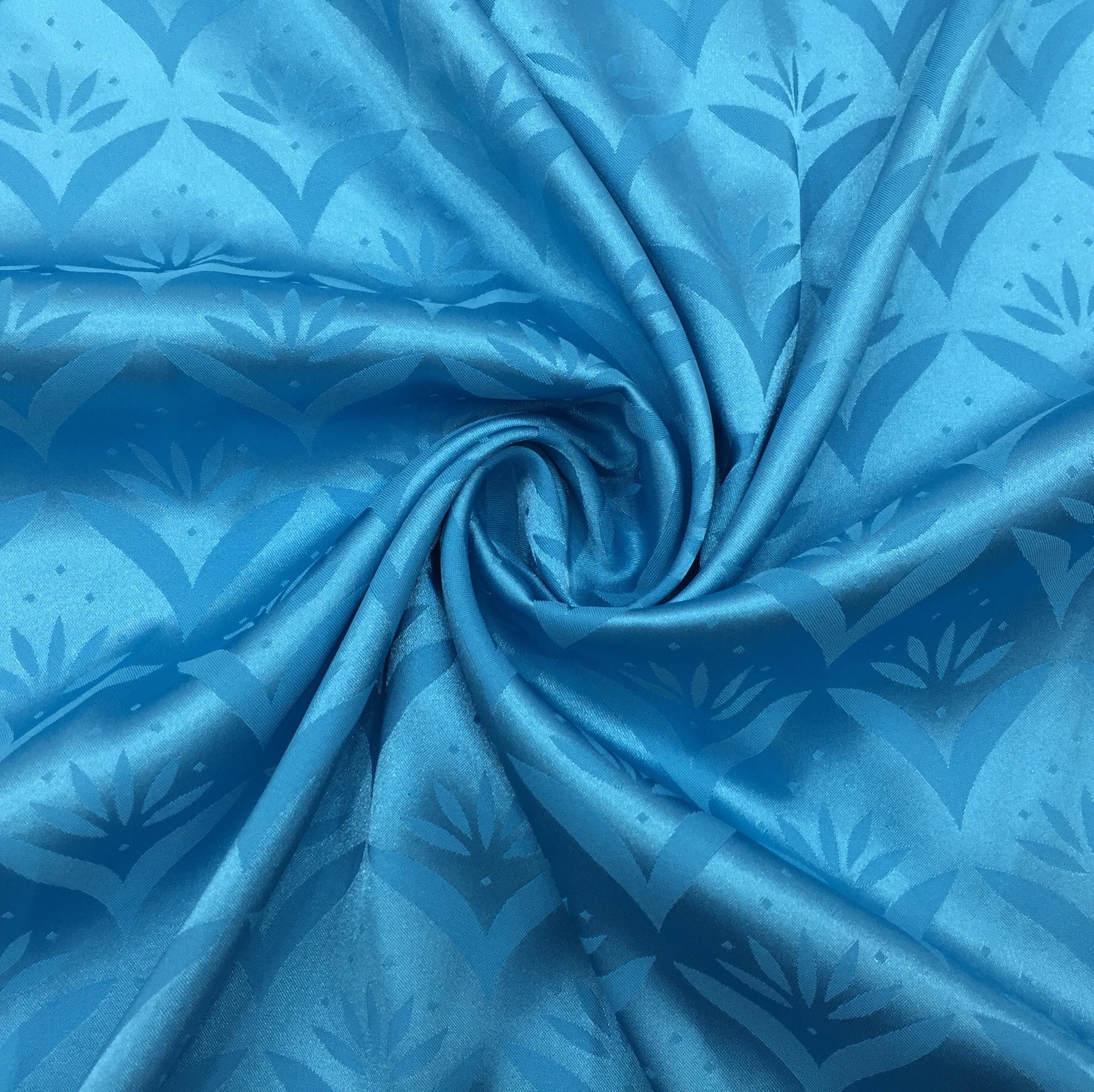 仿真丝稻穗花丝滑柔软光泽暗纹提花布古装汉服舞台装连衣裙面料