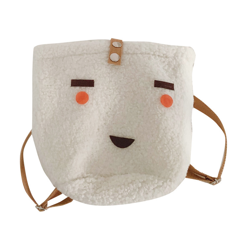 诺诺小姐 2019秋冬装洋气男女童表情背包韩版小女孩小包包p12