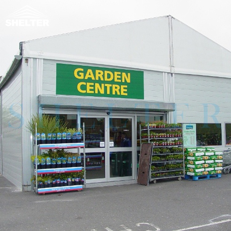 铝型材半永久超市大棚大型pvc展销帐篷赛尔特工业仓储篷房厂家