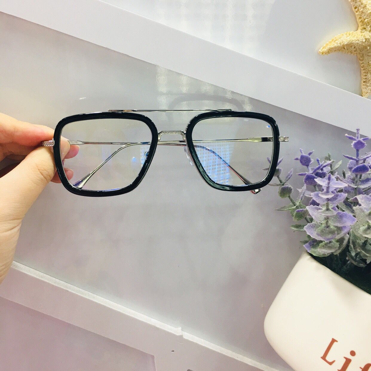 复仇者联盟3钢铁侠小罗伯特唐尼同款眼镜五边形墨镜近视太阳镜潮