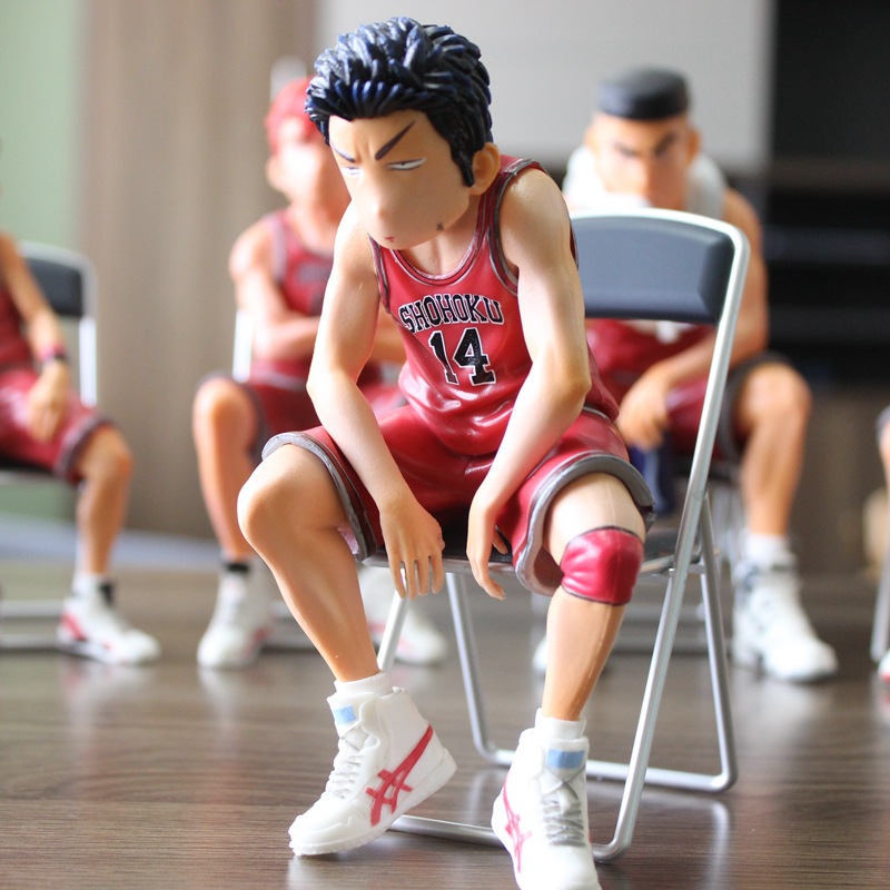 灌篮高手 湘北五虎 樱木花道 流川枫 宫城良田 盒装手办模型礼物