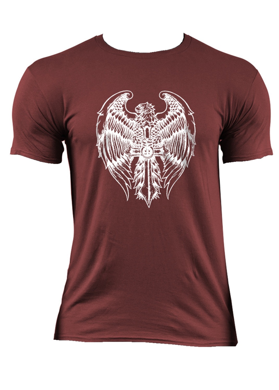 跨境亚马逊ebay流行男款老鹰logo短袖t恤