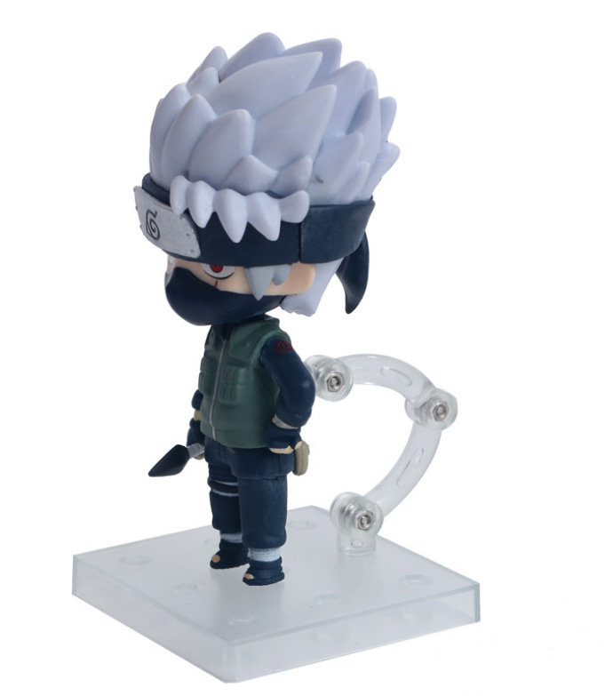 火影忍者动漫 q版25代3款卡卡西手办公仔 11cm人偶