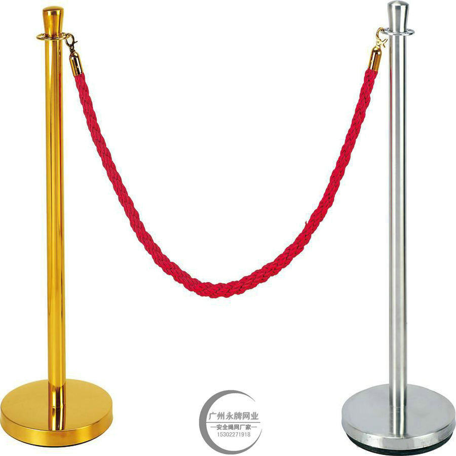 迎宾绳 礼宾挂绳 警示隔离绳 机场酒店银行展厅护栏绳厂家定做